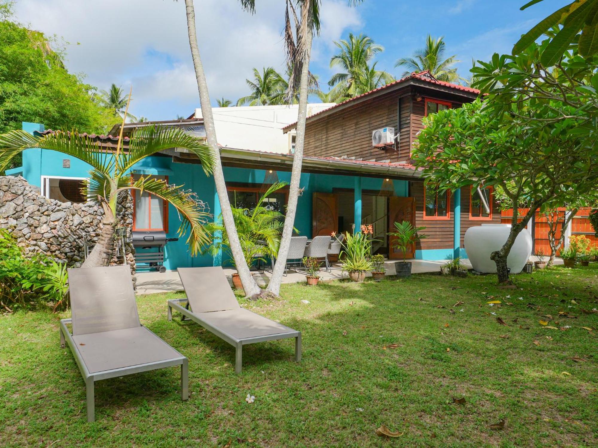 The Wooden Beach House 3Br - Sunset Beach Garden Taling Ngam Beach Eksteriør bilde